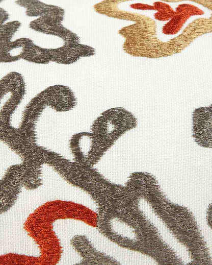 Aari Work Cotton Cushion Cover | 20 x 12 inches
