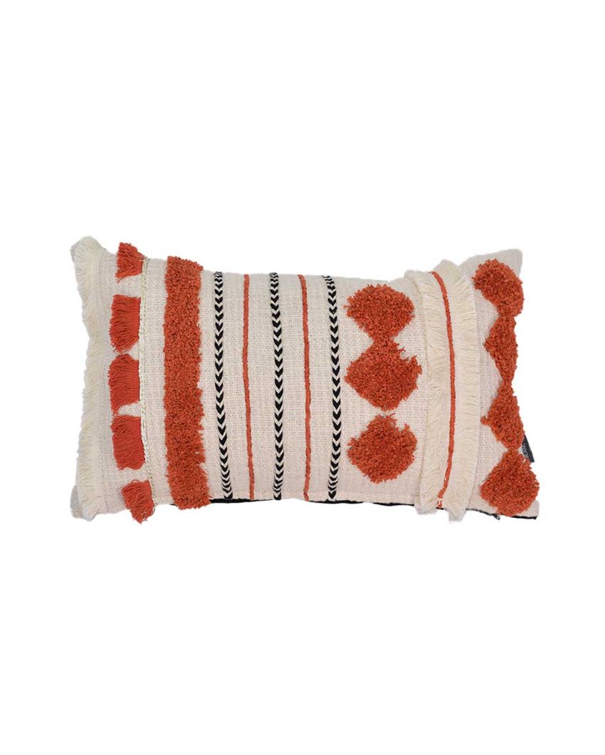 Tribal Vibes Cotton Cushion Cover | 20 x 12 inches