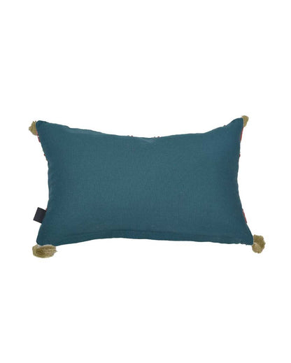 Summer Garden Cotton Cushion Cover | 20 x 12 inches
