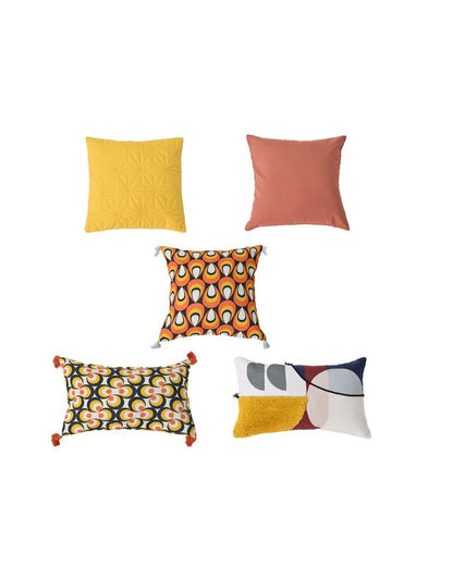 Chicago Cotton Cushion Covers | 5 Pieces
