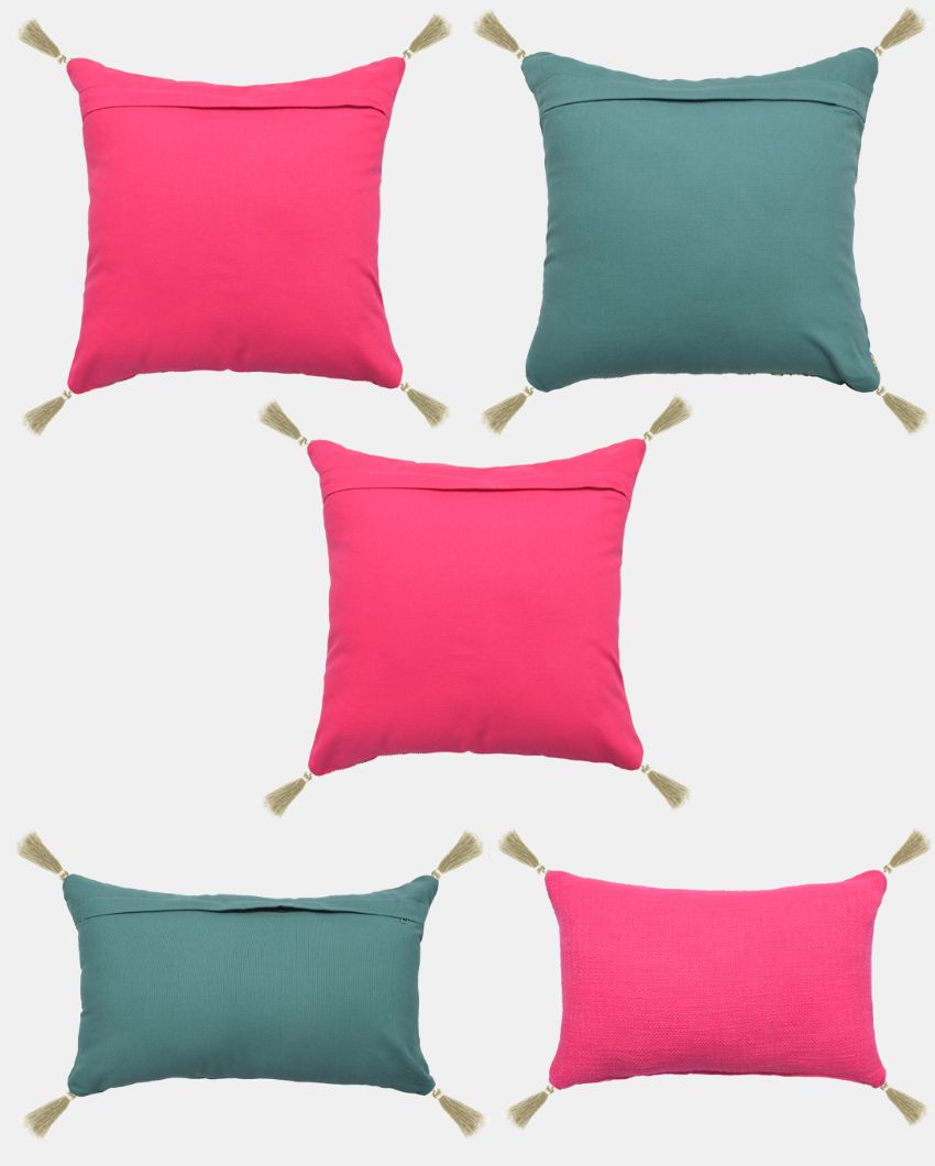 Jashan Cotton Cushion Covers | Set Of 5