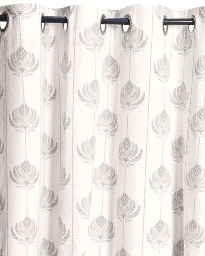 Kiara Printed Cotton Curtains | Set Of 2 | 7 x 4.4 ft