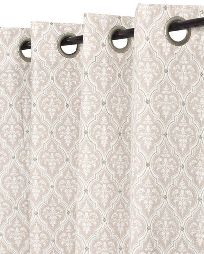 Harper Printed Cotton Curtains | Set Of 2 | 7 x 4.4 ft