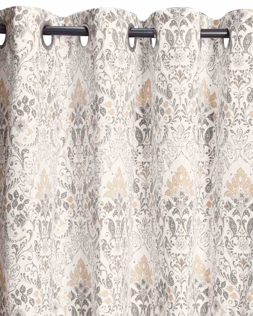 Charlotte Cotton Printed Curtains | Set Of 2 | 7 x 4.4 ft