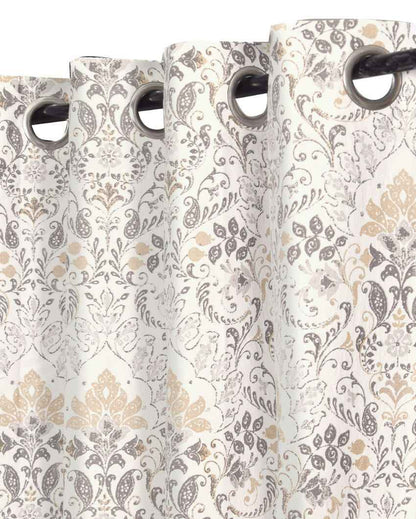 Charlotte Cotton Printed Curtains | Set Of 2 | 7 x 4.4 ft