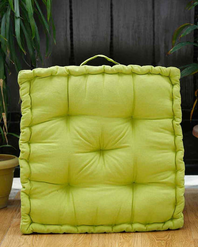 Nature Green Matlas Cotton Floor Cushion