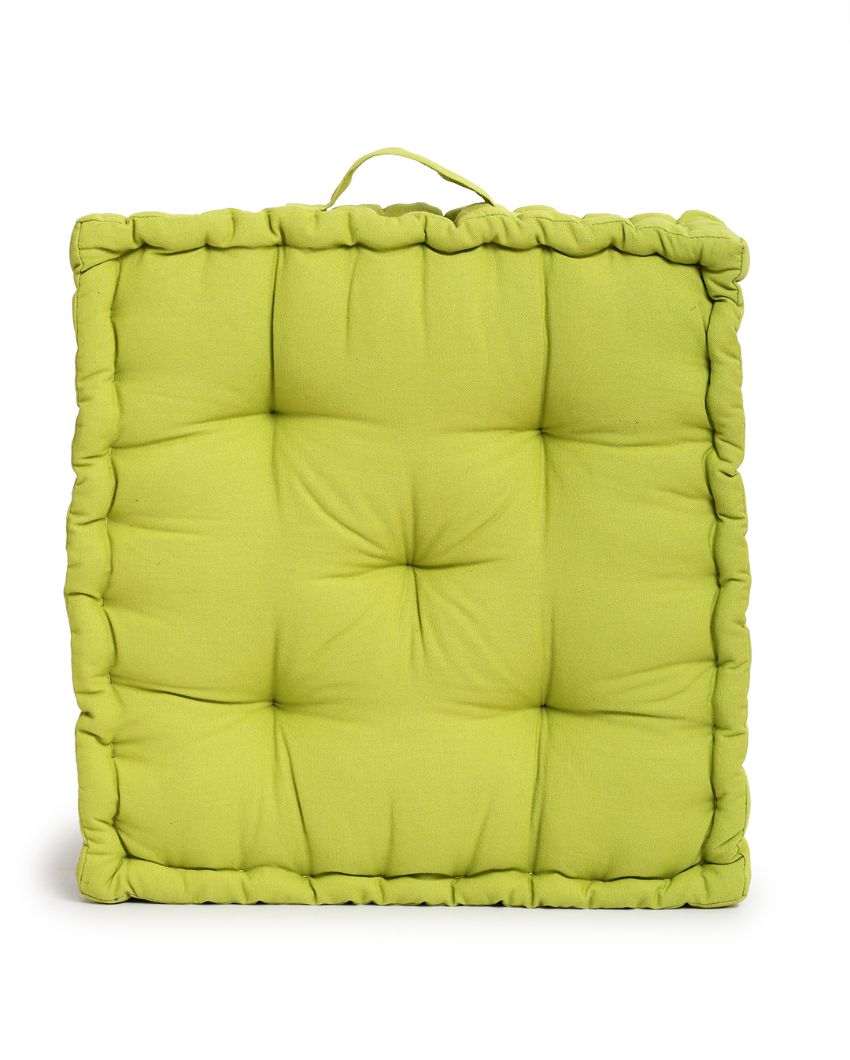 Nature Green Matlas Cotton Floor Cushion