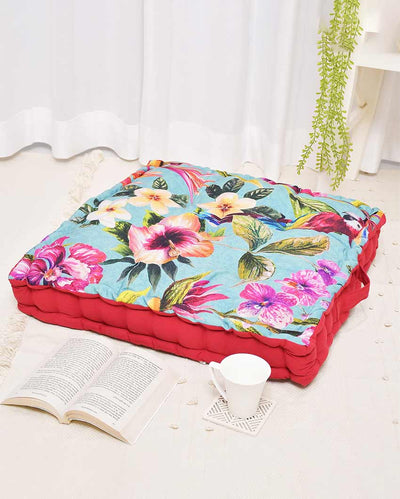 Paradise Digitally Printed Polycotton Floor Cushion