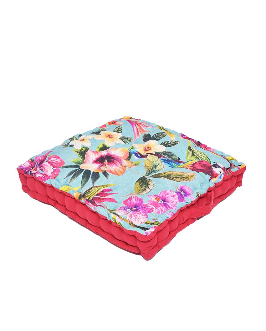 Paradise Digitally Printed Polycotton Floor Cushion