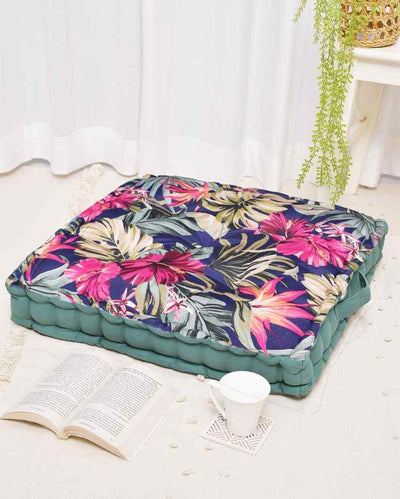 Roselle Digitally Printed Polycotton Floor Cushion