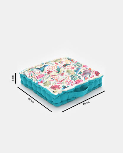 Juno Digitally Printed Polycotton Floor Cushion