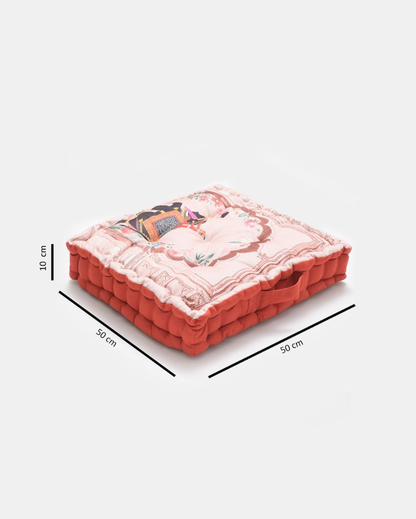 Tusker Digitally Printed Polycotton Floor  Cushion