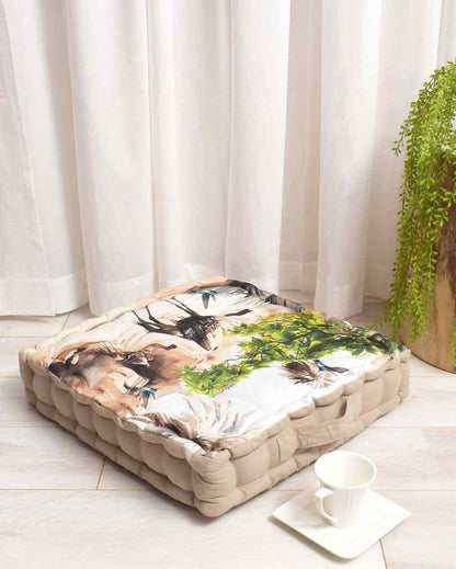 Sahara Digitally Printed Polycotton Floor Cushion