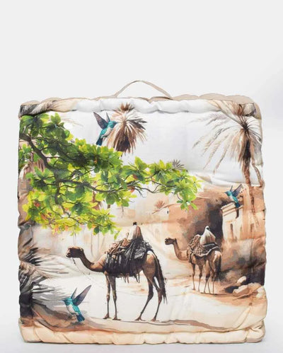 Sahara Digitally Printed Polycotton Floor Cushion