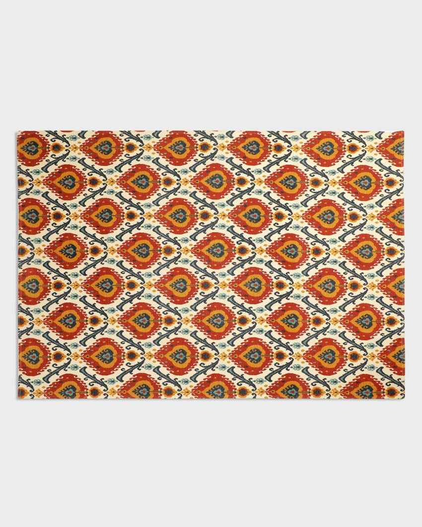 Gul Nilofer Printed Cotton Carpet | 67 x 47 Inches