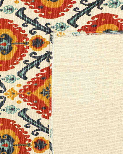 Gul Nilofer Printed Cotton Carpet | 67 x 47 Inches