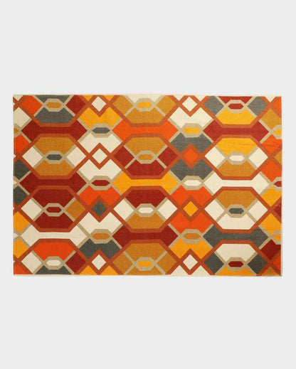 Jharokha Printed Cotton Carpet | 67 x 47 inches