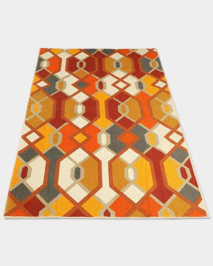 Jharokha Printed Cotton Carpet | 67 x 47 inches