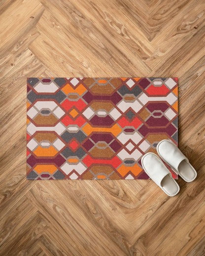 Cotton Jharokha Printed Rug | 35 x 23 inches