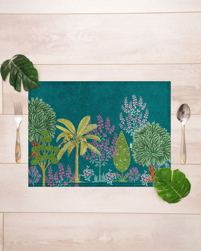 Udyan Printed Placemat | Set of 6 | 18 x 13 inches