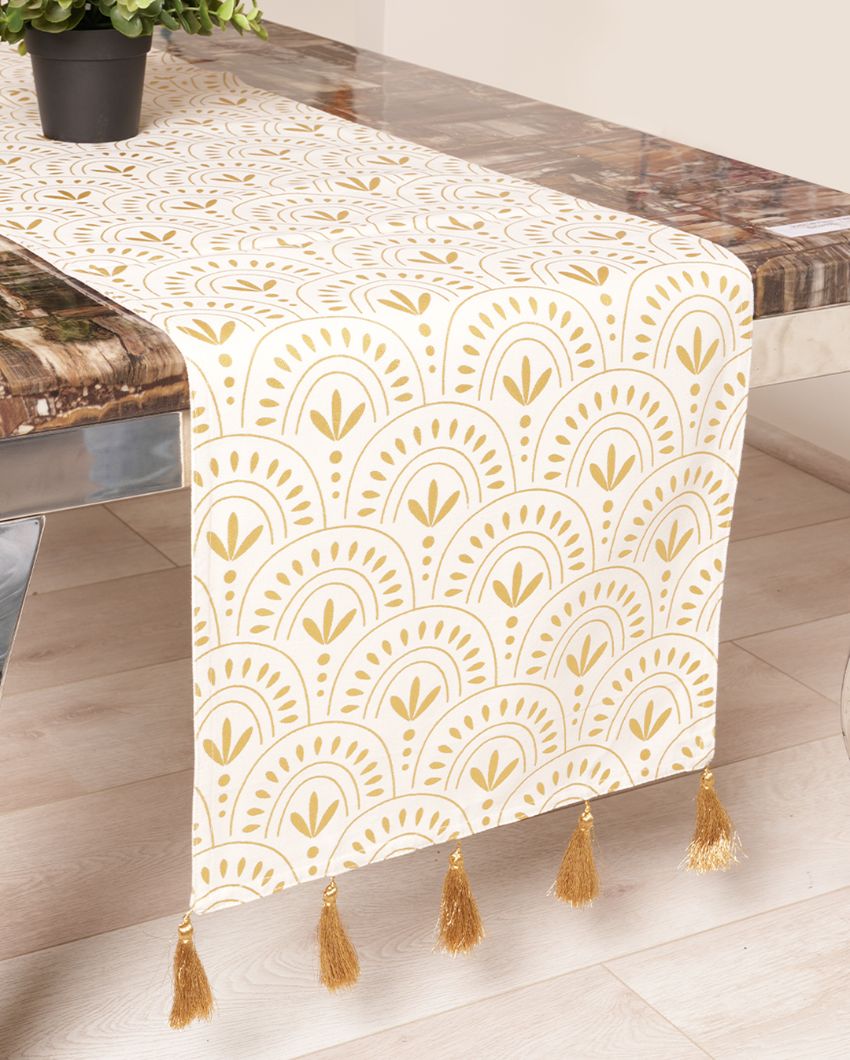 Regal Cotton Printed Table Runner | 72 x 13 inches