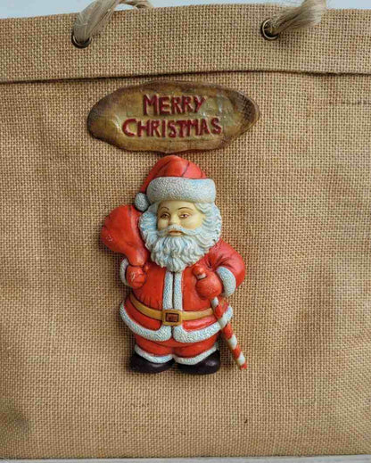 Stylish Santa Jute Bag | 28 X 8 X 30 Inches