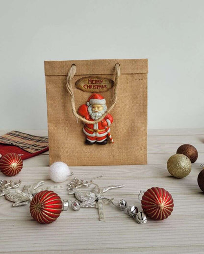 Stylish Santa Jute Bag | 28 X 8 X 30 Inches