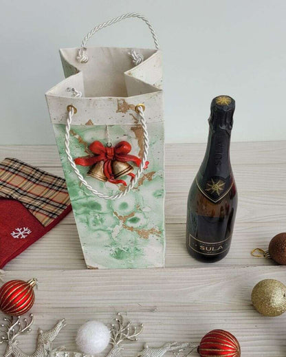 Christmas Bell Wine Bag | 14 X 14 X 36 Inches