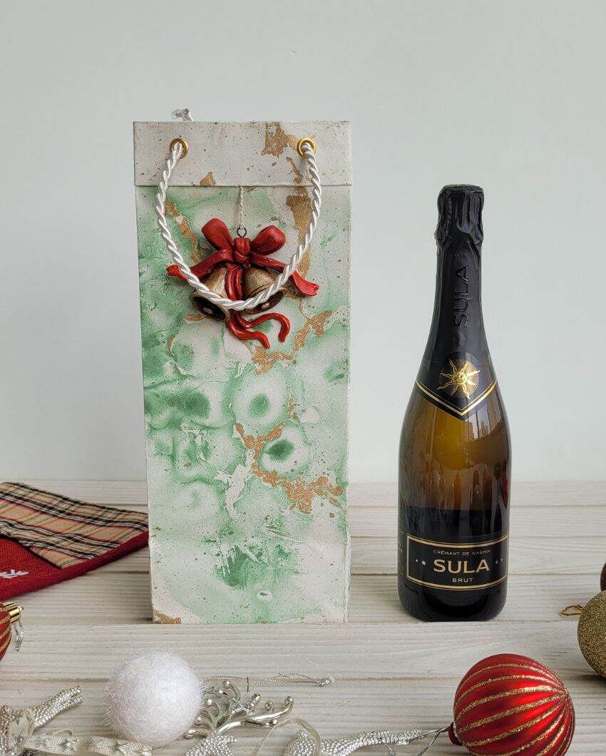 Christmas Bell Wine Bag | 14 X 14 X 36 Inches