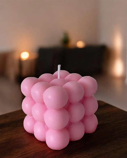 Modern Aesthetic Bubble Soy Wax Candle | 5.1 x 5.1 cm / 2 x 2 inches