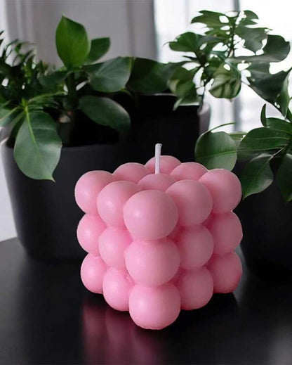 Modern Aesthetic Bubble Soy Wax Candle | 5.1 x 5.1 cm / 2 x 2 inches