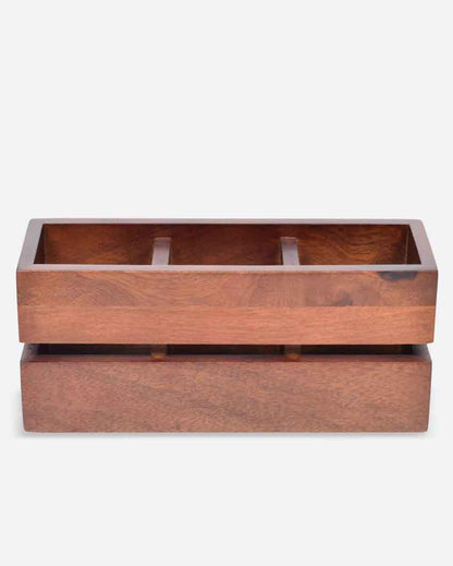 Cranny Wooden Cutlery Holder Title