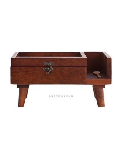 Legged Wooden Spice Box | 900 ml | 11 x 8 x 5 inches