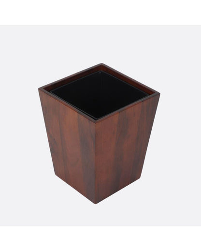 Dwindle Wooden Wastebasket | 8 x 8 x 10 inches