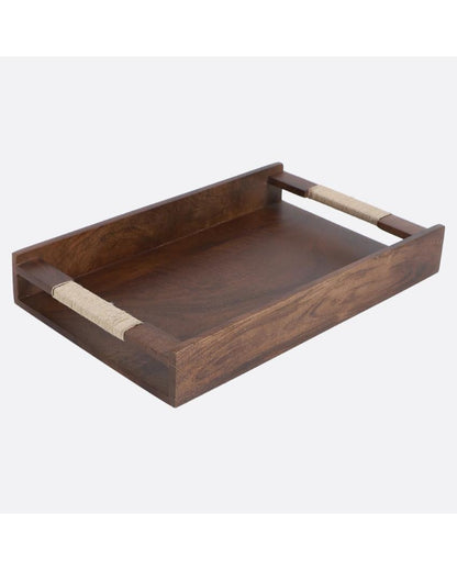 Tribal Wooden Serving Tray | 16 x 10 x 2 inches