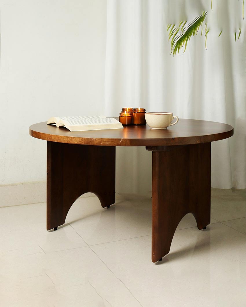 Halo Wooden Coffee Table | 32 x 32 x 16 inches