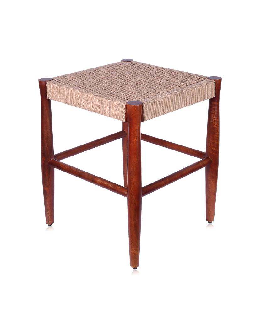 Loom Nest Wooden Stool | 16 x 16 x 21 inches