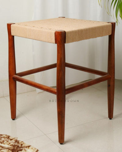 Loom Nest Wooden Stool | 16 x 16 x 21 inches