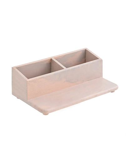 Chic Space Saving Storage Wooden Kitchen Organizer | 13 x 7 x 5 inches