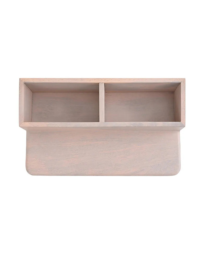 Chic Space Saving Storage Wooden Kitchen Organizer | 13 x 7 x 5 inches