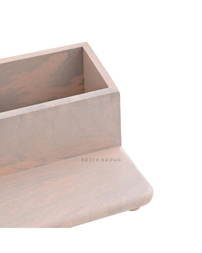 Chic Space Saving Storage Wooden Kitchen Organizer | 13 x 7 x 5 inches