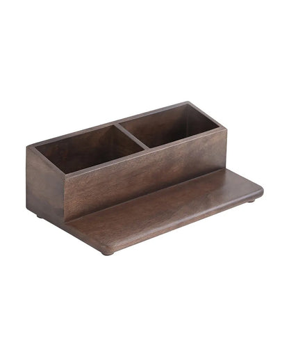 Chic Space Saving Storage Wooden Kitchen Organizer | 13 x 7 x 5 inches