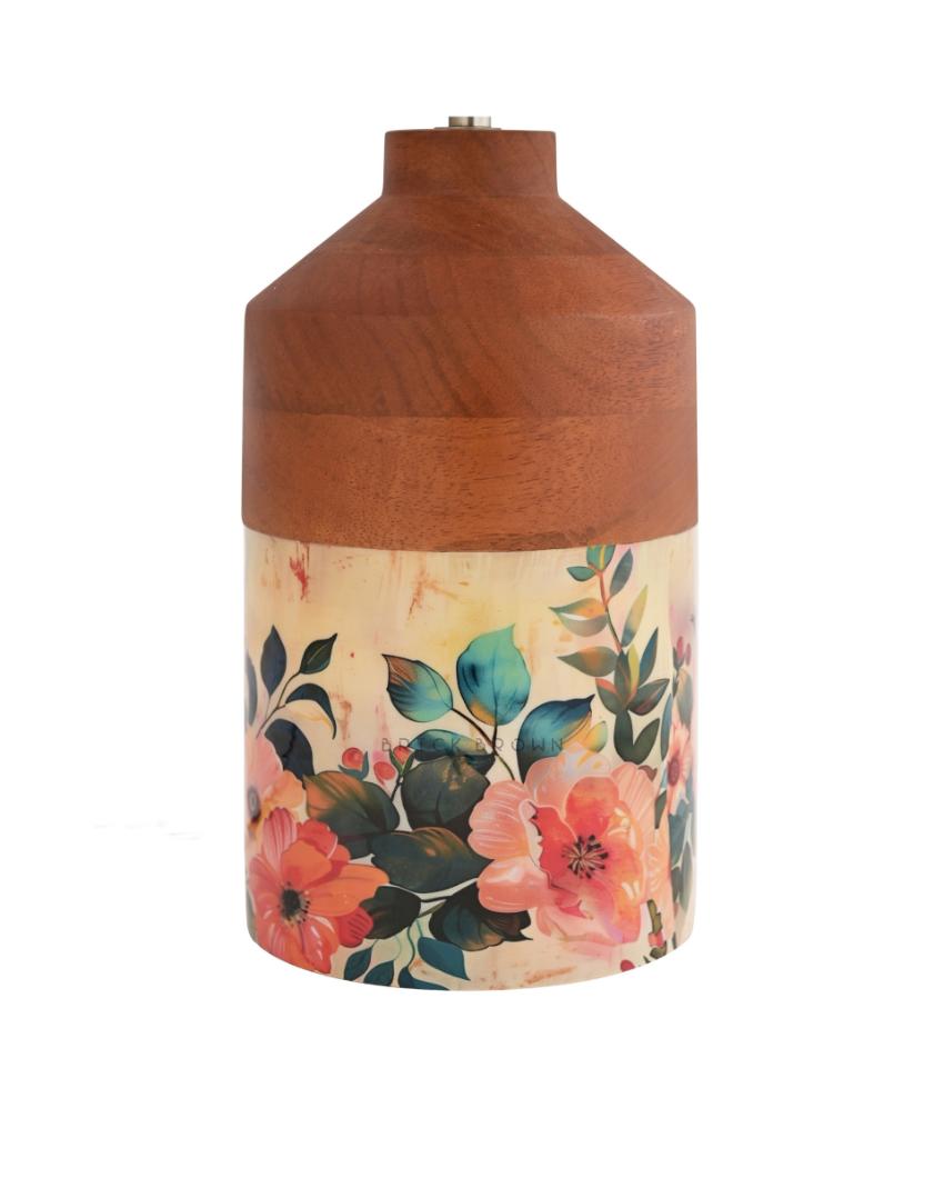 Luminous Elegance Pastel Flora Table Lamp