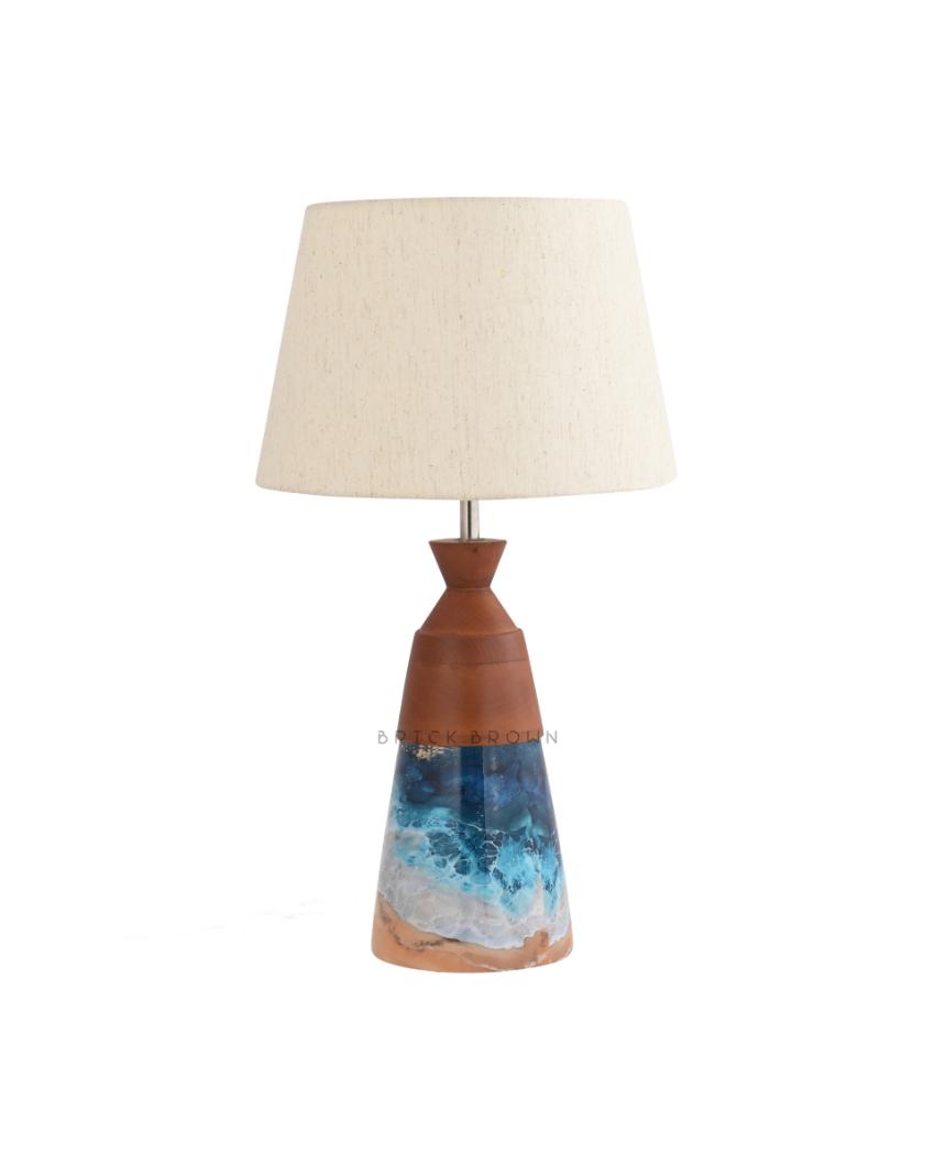 Radiant Glow Aqua Table Lamp