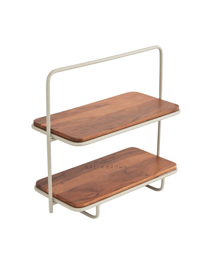 Almond Spice Rack Kitchen Organizer  | 8 x 17 x 16 inches (For Creators)