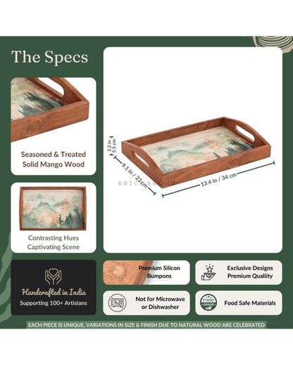 Panorama Serving Tray | 13.5 x 9.2 x 2.5 inches