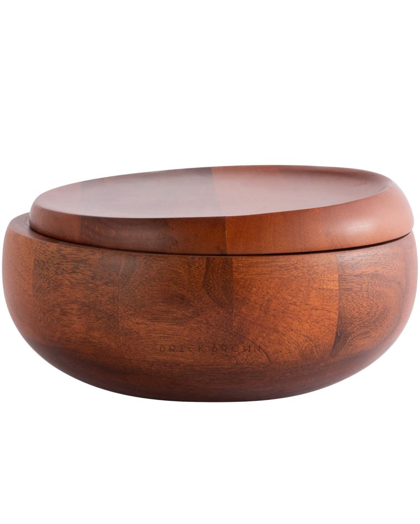 Rhythm Wooden Masala Box | 8.4 x 4.2 inches