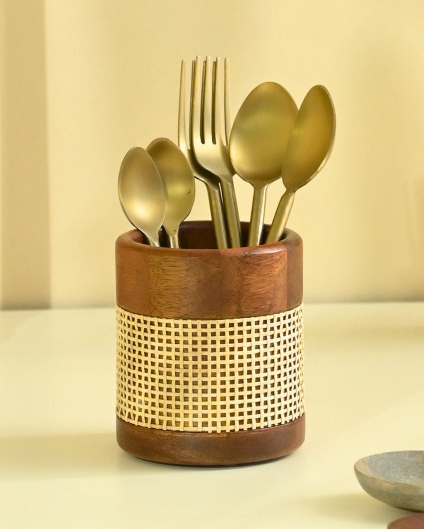 Radiant Tresso Cutlery Holder | 4 x 5 inches