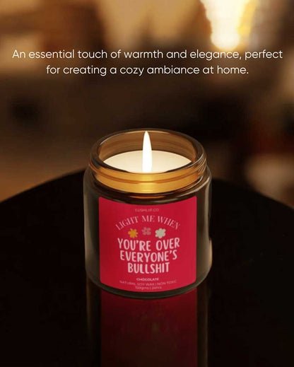 Bold Bliss Valentine Love Candles Chocolate Soy Wax Candle | 3 x 3 inches | 150ml
