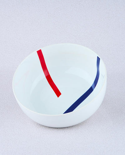 Trendy Stylish TAMO White Porcelain Serving Bowl | 7 x 4 inches | 1.5L